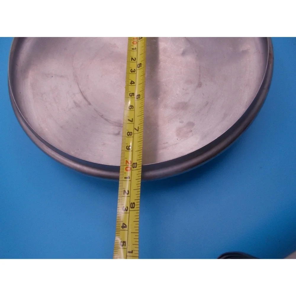 Reveware Replacement Stainless Steel Pot Lid with Black Knob 8 Inch Diameter